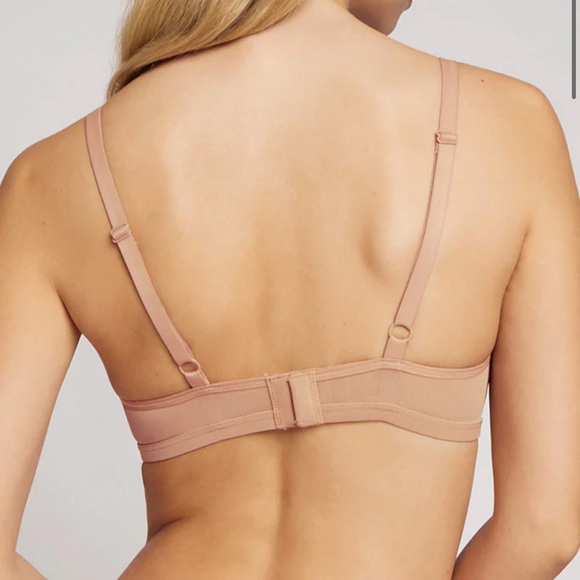 Negative Sieve Cutout Bra Buff Nude Size 4 - Picture 4 of 9